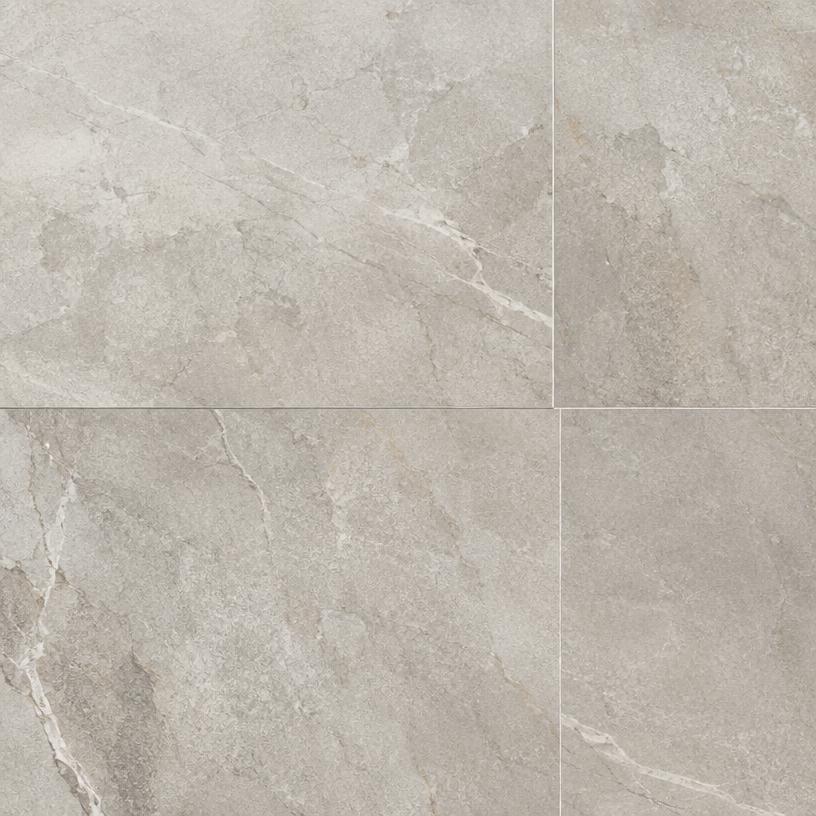 Bianco Porcelain tile sample, light tone